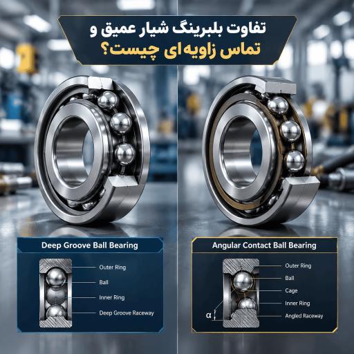 تفاوت-بلبرینگ-شیار-عمیق-و-تماس-زاویه-ای-چیست